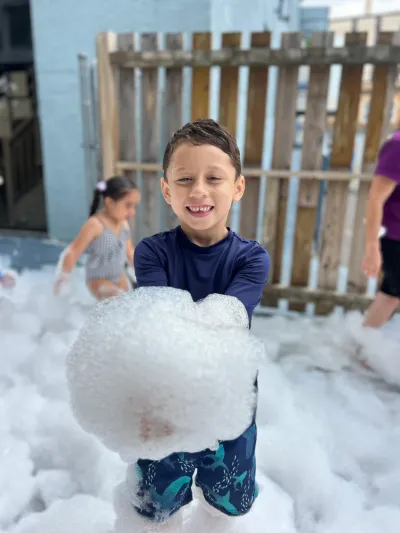 Child at Little Heaven Daycare